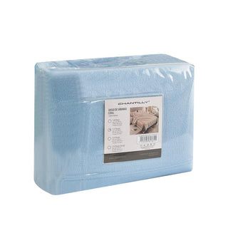 Juego de Sábanas Coral Fleece Ultra Suave Chantilly 2 Plazas Turquesa