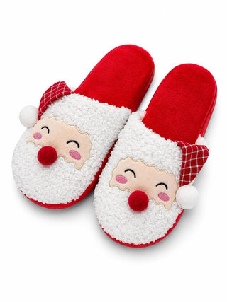 Set Pantuflas Santa Rojo 27X24Cm