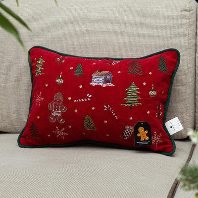 Funda Cojin Bord Navidad #1 35X50Cm