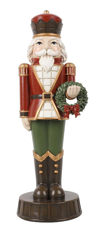 Cascanueces Navideño con Corona 31,2 cm
