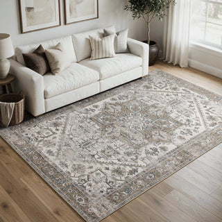 Alfombra Lavable Karachi Diseño 18 140x200 cm Estampada