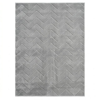 ALFOMBRA 160X230 ZIG-ZAG Gris
