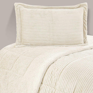 Plumón Sherpa Extra Cálido Chantilly 1.5 Plazas Crudo