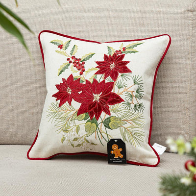 Funda Cojin Bord Flor Inca 40X40Cm