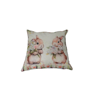 Funda Cojin Conejo Pascua