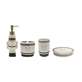 Set 4Pcs Dispens. Jabon Y Toallas Dsn 11
