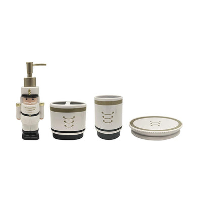 Set 4Pcs Dispens. Jabon Y Toallas Dsn 11