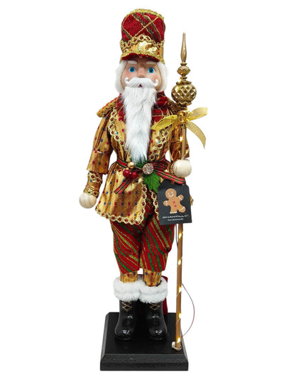 Cascanueces Nav Chaleco Dorado 40Cm