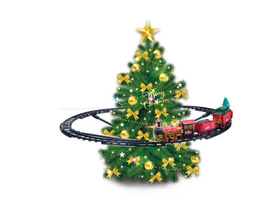 Tren Luz/Musica Arbol C/Pista 23Pzas L=2,74M 10C
