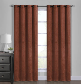 Set Cortina Velvet Emboss 140X220 Terracota