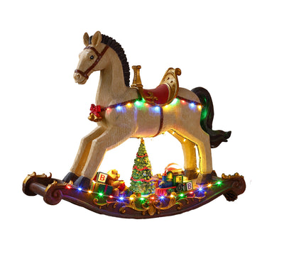 Caballito Con Arbolito Luz/Musica 59X18X50Cm Df640