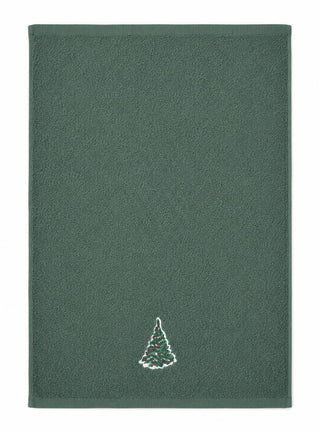 Set  3 Pcs Toallas Y Dispensador Arbol Navidad