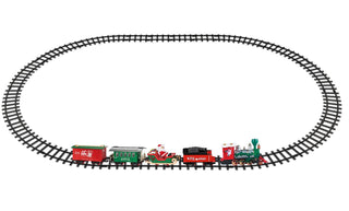 Tren Navideño Luz Música y Humo 25 Piezas