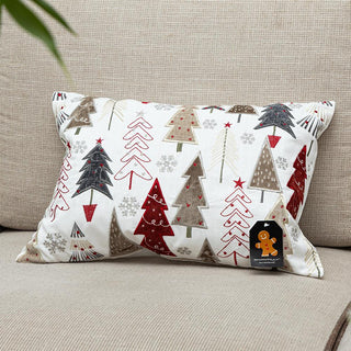 Funda Cojin Bord Pinos Varios #14 35X50Cm A