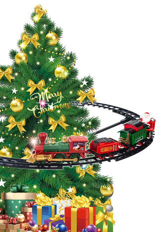 Tren Navideño Luz y Música con Pista 23 Piezas
