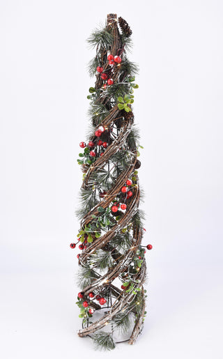 Deco Pino Led C/Esferas 20X82Cm 96