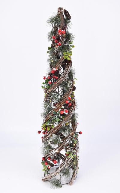 Deco Pino Led C/Esferas 20X82Cm 96