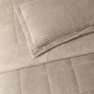 Plumón Sherpa Extra Cálido Chantilly 1.5 Plazas Visón