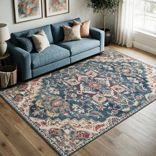 Alfombra Lavable Karachi Diseño 14 140x200 cm Estampada