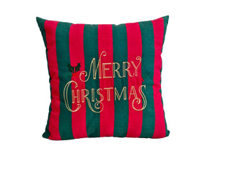 Funda Cojín Merry Christmas Barras 45x45 cm