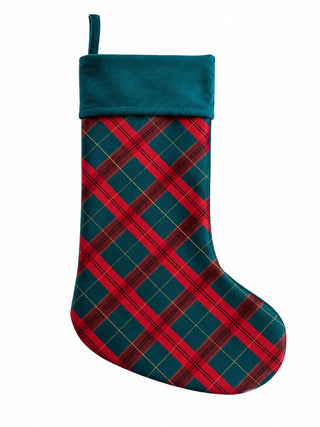 Bota Navideña Escocesa 45x25 cm