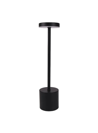 Lámpara de Mesa USB Recargable Negra 34 cm