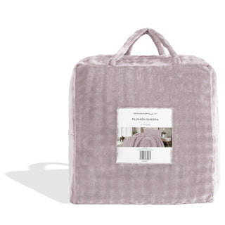 Plumón Sherpa Extra Cálido Chantilly 2 Plazas Lavanda