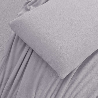 Juego de Sábanas Coral Fleece Ultra Suave Chantilly 1.5 Plazas Lila