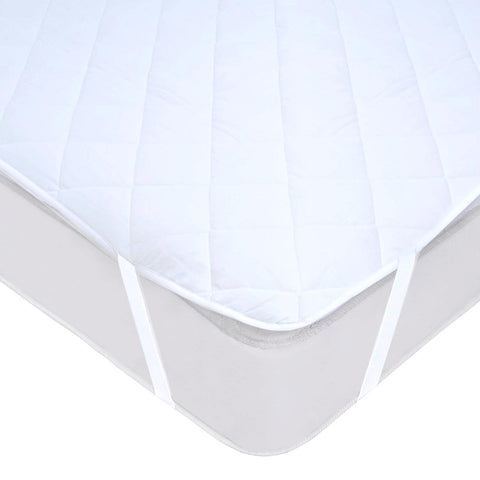 Cubrecolchon Acolchado King - Blanco