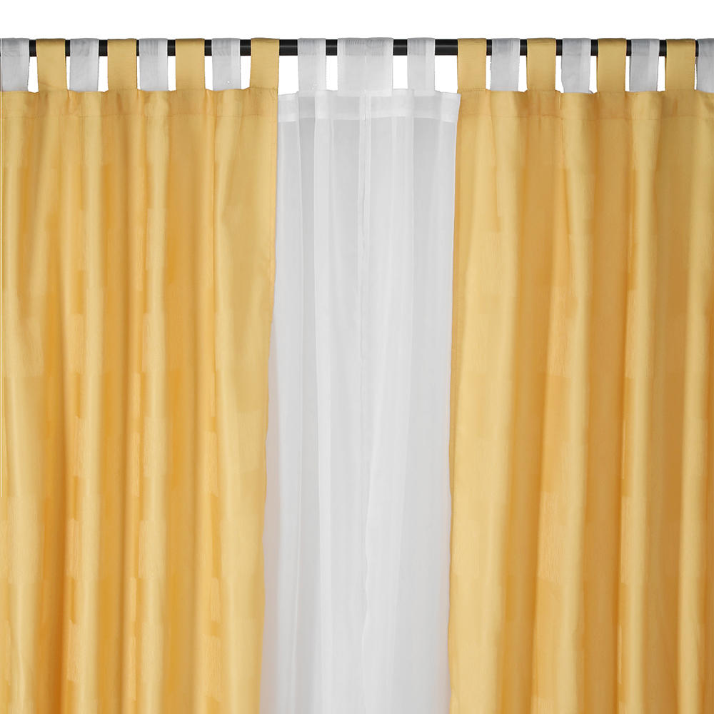 Cortina Jacquard 10 Pcs Capital 145X220 - Oro