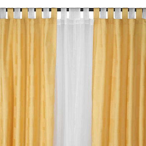 Cortina Jacquard 10 Pcs Capital 145X220 - Oro