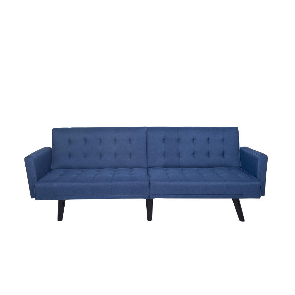 Sofa Cama 3 Cuerpos Visby Color Azul